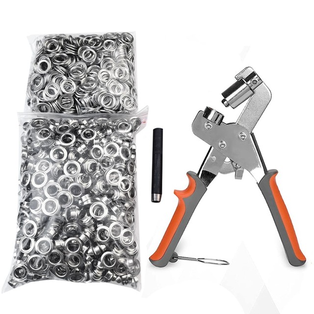 800 PCS Grommet Tool Kit Grommet Press Pliers 3/8 Inch(10Mm) Handheld Grommet  Tool,Tarp Grommet Kit Heavy Duty - AliExpress